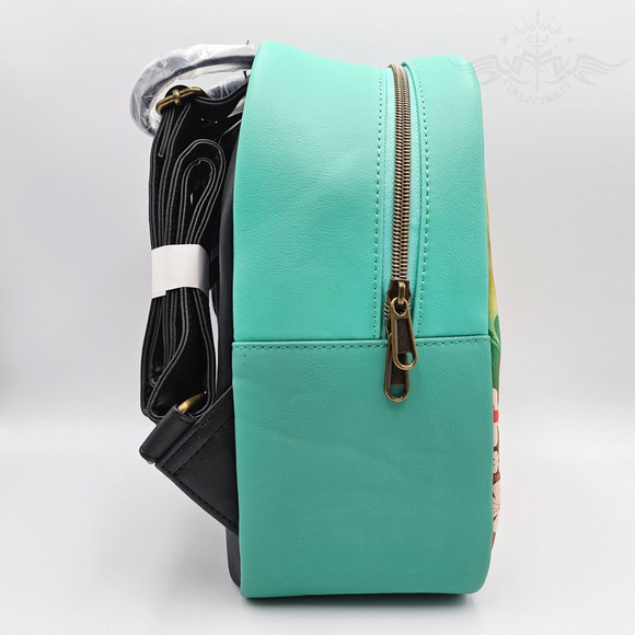 Loungefly Disney The Fox And The Hound Duo Friends Green Mini Backpack Bag New - Picture 4 of 8